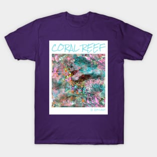 Coral Reef Abstract Monoprint T-Shirt